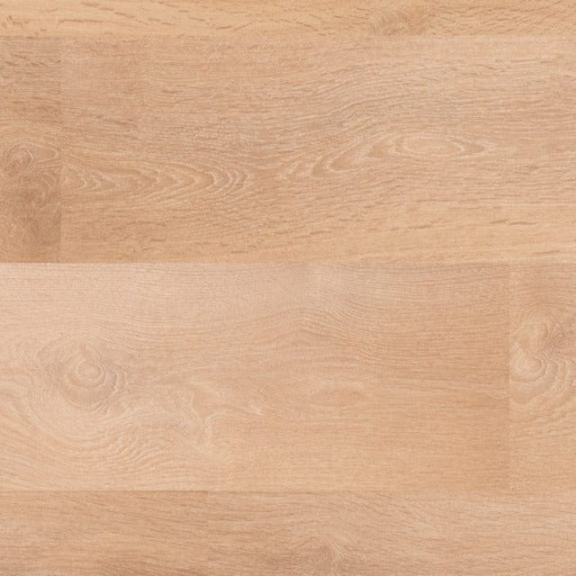 Fuzion Euro Contempo Summerwood Laminate, a wide plank, embossed, warm oak, available at Alberta Hardwood Flooring.