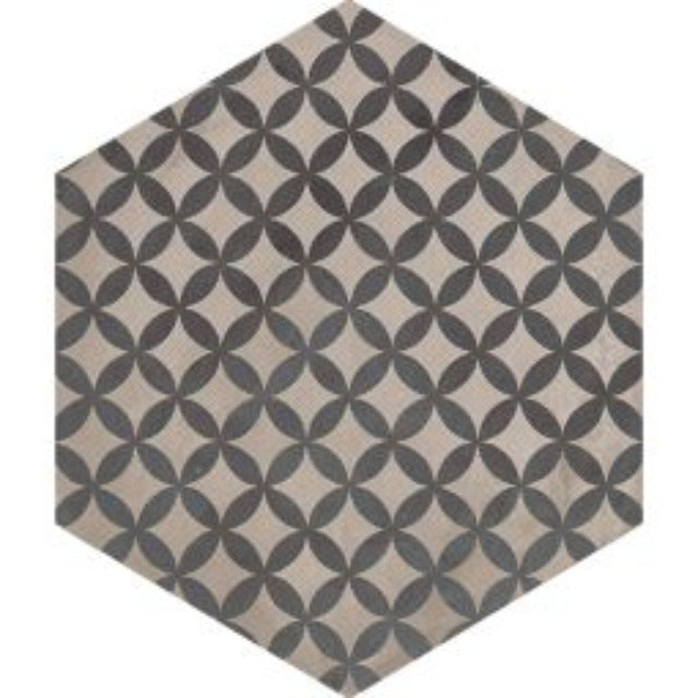 Ames Terra Hexagon Matte Porcelain Wall and Floor Tile, available with install, at Alberta Hardwood Flooring.