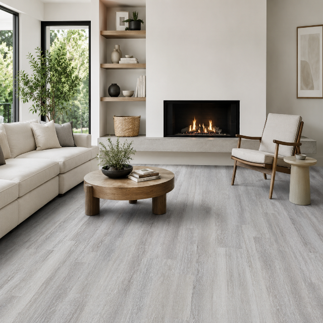 Goodwill, from the Ethos&amp;nbsp;Original Luxury Vinyl ( SPC) collection, available at Alberta Hardwood Flooring.


Goodwill was created around the idea of cooperation. It complements any room and&amp;nbsp; design style. Each plank is an unique interpretation of worn wood, with stylish colors and striking surface treatments that mimic real wood.