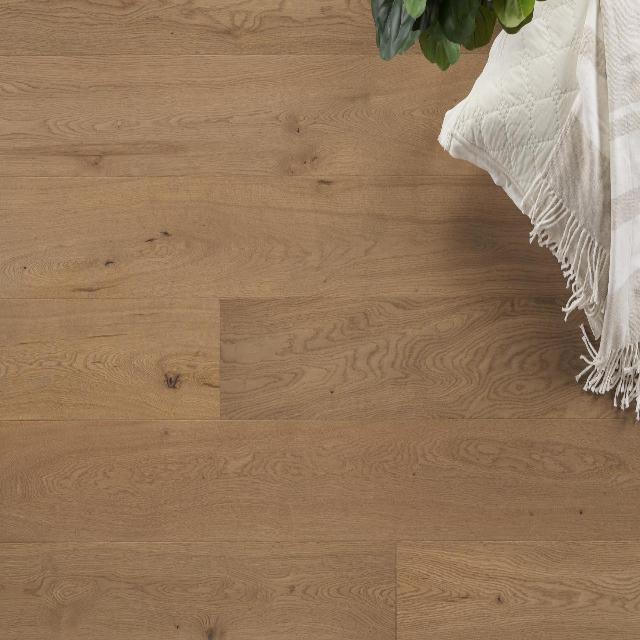 Abode by Kentwood Collection : Tempo Brushed Oak Engineered Hardwood, available with install, at Alberta Hardwood Flooring.&amp;nbsp;

Visit our showrooms to view this collection, and for product specifics.

Achieve a luxurious and generous 7½&quot; wide-plank effect at a very affordable price with Tempo. This rustic-grade hardwood in oak or hickory features brushed veneer, lively grain patterns and rich color variations. Some designs from the collection include additional touches, such as filled knots and custom st