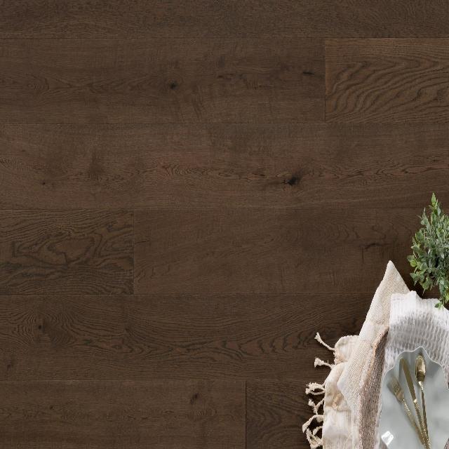 Abode by Kentwood Collection : Tempo Brushed Oak Engineered Hardwood, available with install, at Alberta Hardwood Flooring.&amp;nbsp;

Visit our showrooms to view this collection, and for product specifics.

Achieve a luxurious and generous 7½&quot; wide-plank effect at a very affordable price with Tempo. This rustic-grade hardwood in oak or hickory features brushed veneer, lively grain patterns and rich color variations. Some designs from the collection include additional touches, such as filled knots and custom st