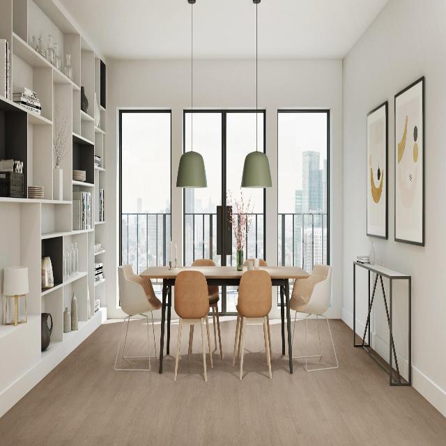 Evoke Main Street 2 &amp;nbsp;Luxury Vinyl Plank Collection, available at Alberta Hardwood Flooring.

The Main Street Collection from Evoke is available in three specifications, each style using the same classic wood visuals. Choose the right option to meet your budget, installation, and maintenance needs. Main Street 2 offers design flexibility in a budget-friendly glue-down option and is suitable for residential and light commercial applications.


The collection contains 6 colors : Larimer 2.5, Rainey 2.5, Z