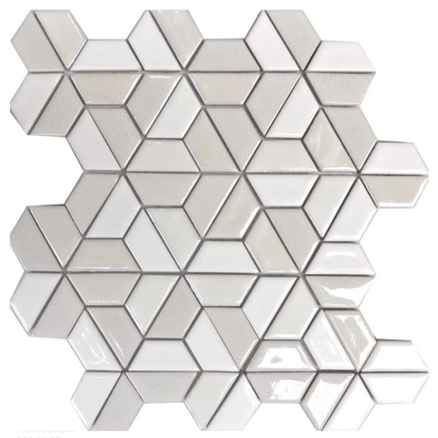 Tierra Sol Pier Glaze Craze Mosaic Collection, available with install at Alberta Hardwood Flooring.

Glaze Craze mosaic is a unique shape with beautiful modern tones. Create a new calming&amp;nbsp; atmosphere without sacrificing functionality, available in 3 formats.

For details about this product, and more visit our showrooms.