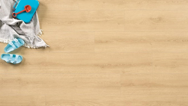 Montane’s wide 7½” planks feature a new wood-embossed, ultra-matte finish and 4-sided color-matched bevels. The European design inspired colorway comes in clean decors with few knots and a beautiful cathedral and rift characteristic.

This collection contains 5 color options : Lucy, Jesslyn, Adeline, Damian and Nolan. Visit Alberta Hardwood Flooring.