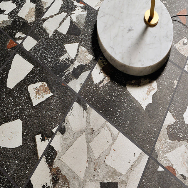 Olympia I Cocci Matte Floor and Wall Tile,&amp;nbsp; available with install, at Alberta Hardwood Flooring. &amp;nbsp;Visit one of our showrooms to view in person, and to obtain pricing for this product.&amp;nbsp;

A collection inspired by a flooring that comes from the early 1900s when cement began to be used as a binder for renovation work, but pieces of marble or recycled material were used as insets.
The collection features a base tile available in 4 colours with the same &quot;gravelly&quot; patterns present on the decorativ