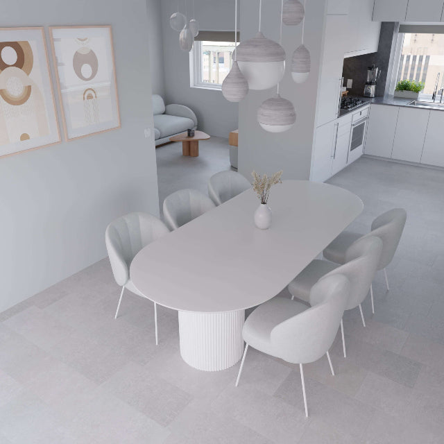 Torlys EverTile™ Premier Metro Grey Luxury Vinyl, a wide plank, low sheen floor available at Alberta Hardwood Flooring.