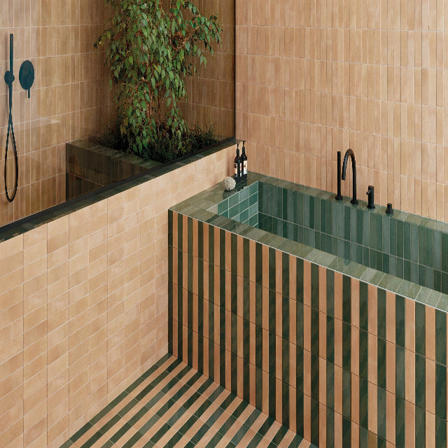 Tierra Sol The Casablanca Wall Tile, available with install. Visit our showrooms for product details.&amp;nbsp;
With the intention of paying tribute to two of our most acclaimed collections, Zellige and Fez, this new collection is born: Casablanca. Adobe, rich textures, and vibrant colors shape this collection with a distinctly handcrafted look.&amp;nbsp;
