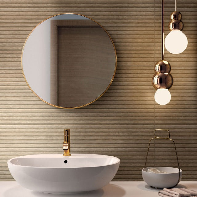 Ames Richmond Ceramic Wall Tile, available with install, at Alberta Hardwood Flooring.&amp;nbsp;Visit one of our showrooms to view in person, and to obtain pricing for this product.&amp;nbsp;  A stunning limestone inspired wall tile with delicate colors and beautiful decors. With a total of 11 options in&amp;nbsp; a 13&quot; x 39&quot; format, and 6 are 3D.&amp;nbsp;