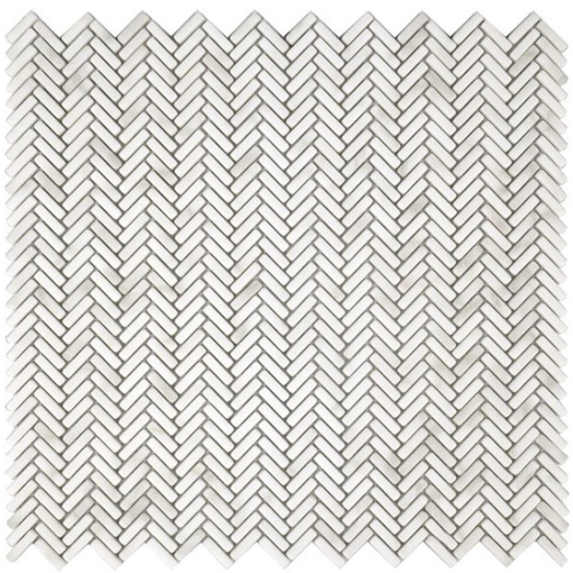 Tierra Sol Velvet Glass Pietra Grey Mini Diamond Mosaic, available with install, at Alberta Hardwood Flooring.