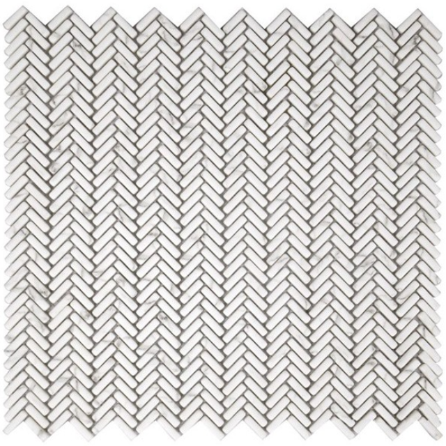 Tierra Sol Velvet Glass Pietra Grey Mini Diamond Mosaic, available with install, at Alberta Hardwood Flooring.