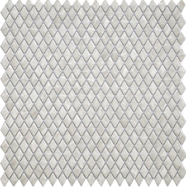Tierra Sol Velvet Glass Pietra Grey Mini Diamond Mosaic
