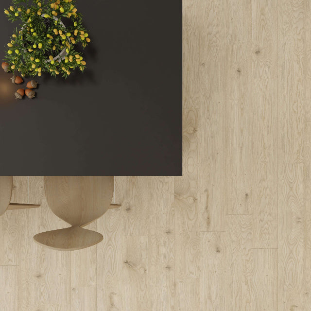 Torlys Rivera Sanremo Oak Laminate, wide laminate planks with realistic finishes and unmatched quality, available with install at Alberta Hardwood Flooring.
