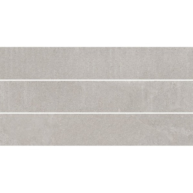 4" X 24" Tierra Sol Feel Decor Blend Matte Grey Wall Tile - In stock at our Edmonton location 
