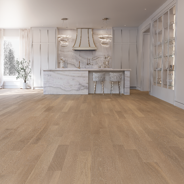 Mirage Blanc Hardwood Collection, available with install, at Alberta Hardwood Flooring.


Elevate your space with the timeless sophistication of the Blanc collection, featuring 8 soft shades of durable White Oak flooring that embody the beauty of nature and recall serene spaces. Enjoy lasting value with sturdy 3-layer engineered floorboards that deliver stability underfoot and complete peace of mind.