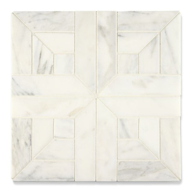 Ann Sacks Willow Heights by Studio McGee Marble Mosaic Floor and Wall Tile, available with install, at Alberta Hardwood Flooring.  Visit one of our showrooms to view in person, and to obtain pricing for this product. 