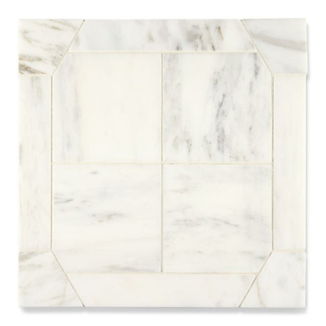 Ann Sacks Willow Heights by Studio McGee Marble Mosaic Floor and Wall Tile, available with install, at Alberta Hardwood Flooring.  Visit one of our showrooms to view in person, and to obtain pricing for this product. 