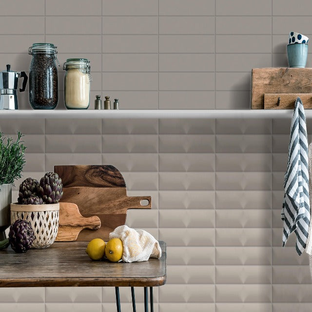 Centura Glenbrook Matte Wall Tile&amp;nbsp;, available at Alberta Hardwood Flooring. Visit one of our showrooms to view in person, and to obtain pricing for this product.&amp;nbsp;   The Glenbrook series has a soft palette of 4 colours that provide versatility and purity to its three shape proposals.&amp;nbsp;Its small format of 5x20 cm and its smooth base along with its two decorative reliefs make this collection a perfect proposal for all types of rooms.