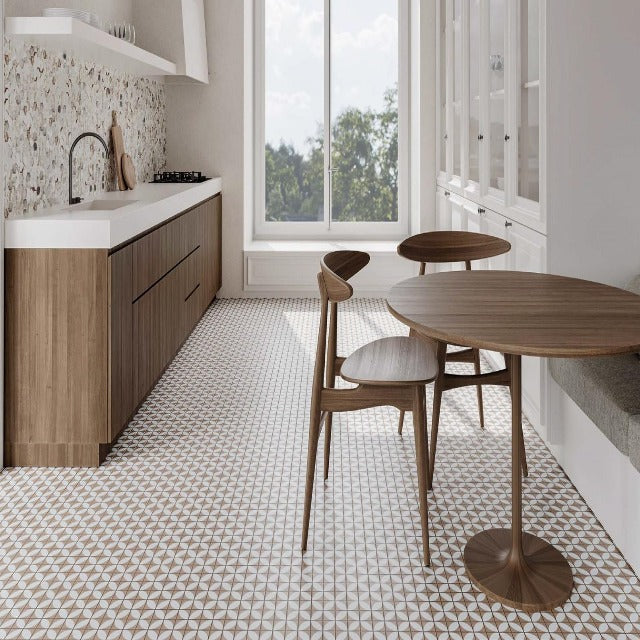 Centura Azalea Matte Mosaic Wall and Floor Tile, available at Alberta Hardwood Flooring. Visit one of our showrooms to view in person, and to obtain pricing for this product.&amp;nbsp;