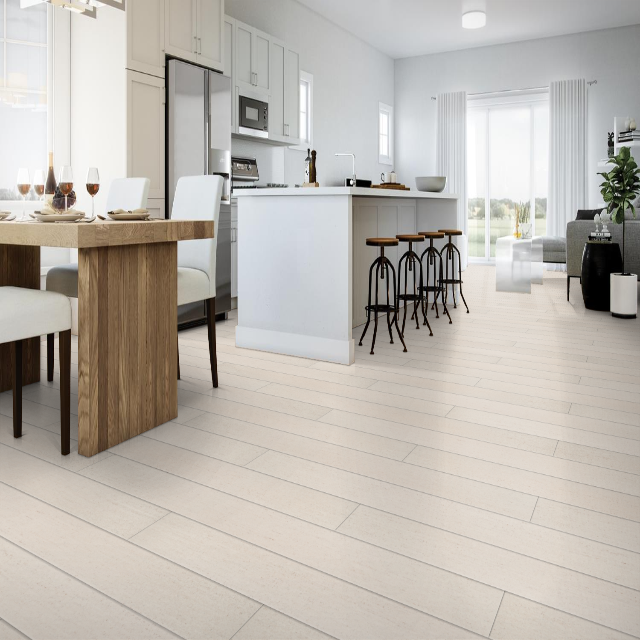 Torlys Cork XP Designer Paseo Fulwell, a natural cork floor, available with install, at Alberta Hardwood Flooring.