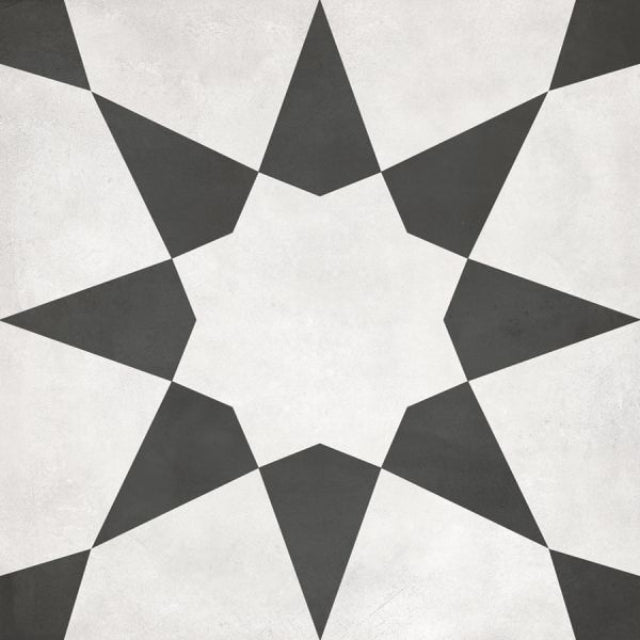 Ames Form Series Floor and Wall Tile, available at Alberta Hardwood Flooring. Visit one of our showrooms to view in person, and to obtain pricing for this product.

Elegant glazed porcelain in a stunning deco designs. This collection offers 2 options : Square and Hexagon tile.