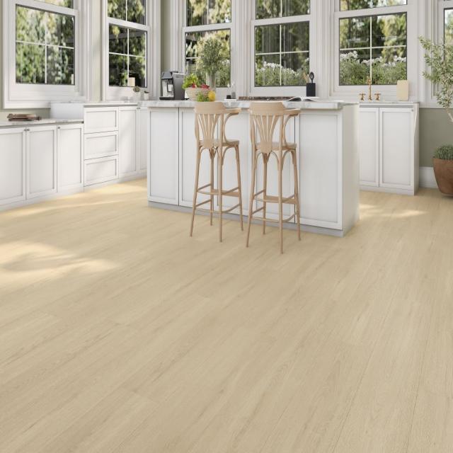 Whispering Wheat, from The Ethos Aqua Guard Laminate collection, available exclusively at Alberta Hardwood Flooring. Visit our showrooms for detailed product information, and pricing.&amp;nbsp;

The Ethos Aqua Guard Collection, a 100% Waterproof, PVC free laminate. With colors inspired by natures beauty, that will complement both contemporary and classic interiors., in a Matt finish.&amp;nbsp; Aqua Guard is built with a robust core, each plank resists wear, dents and fading with a realistic texture and feel.&amp;nbsp;
