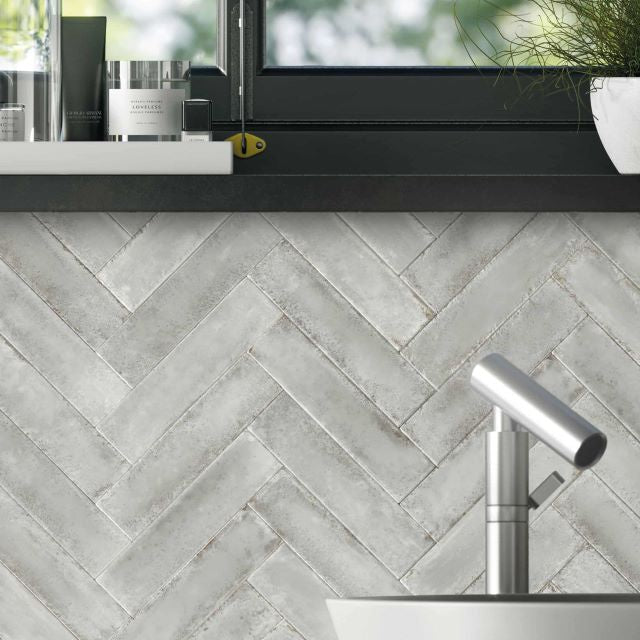 Ceratec Metallica Matte Wall Tile, available with install, at Alberta Hardwood Flooring.