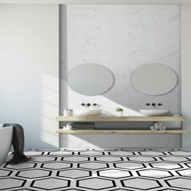 Saltillo 4&quot; x 19&quot; Dortmund Wall Tile, available with install, at Alberta Hardwood Flooring.