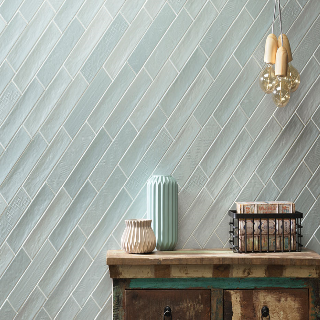 Saltillo 2&quot; X 10&quot; Chic Sky Wall Tile, available with install, at Alberta Hardwood Flooring.