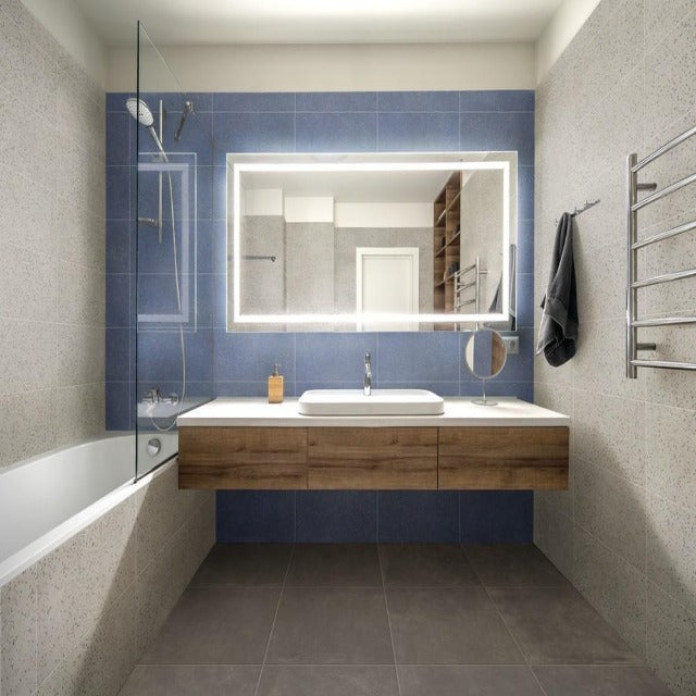 Daltile 12&quot; X 24&quot; Portfolio Confetti Matte Dove Grey, available, with install, at Alberta Hardwood Flooring.