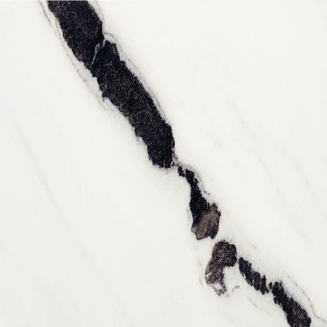 Ames 12" x 24" Lux Experience Matte Panda White Through Body Porcelain, available at Alberta Hardwood Flooring.