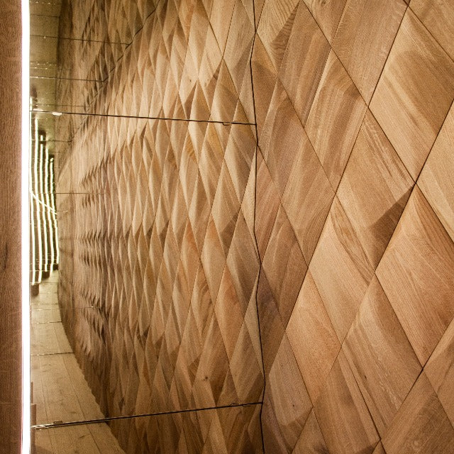 Havwoods European Oak Sanded Calais Prime 3D Wall Tile