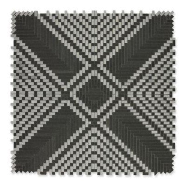 Ann Sacks Koros Collection Wall Tile, available with install, at Alberta Hardwood Flooring.  Inspired by the exquisite patterns of traditional African mud cloth, our new exclusive Koros Collection is comprised of six micro-mosaic stone designs skillfully arranged in an artful blend of contrasting colorways. Koros offers a modern translation of this traditional craft, creating a bold statement in any space.