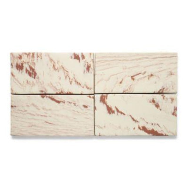 Ann Sacks Shaye Porcelain Wall TIle, available with install, at Alberta Hardwood Flooring.  Shaye, a series of marbled and standard field tiles inspired by the swirls of Old World Florentine paper design, joins Ann Sacks porcelain tile offerings. Shaye, offered in four marbled and five standard color options, will create an illusionary wall and floor application of elegant distinction.