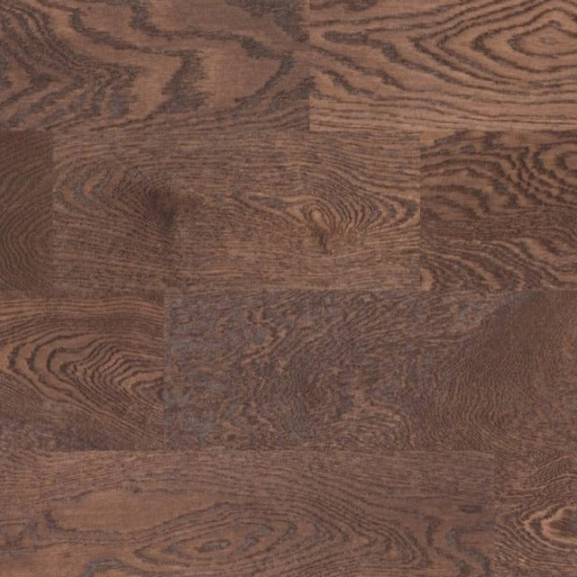 Fuzion Bistro Oak Wire Brushed Antique Pewter, available with install, at Alberta Hardwood Flooring.
