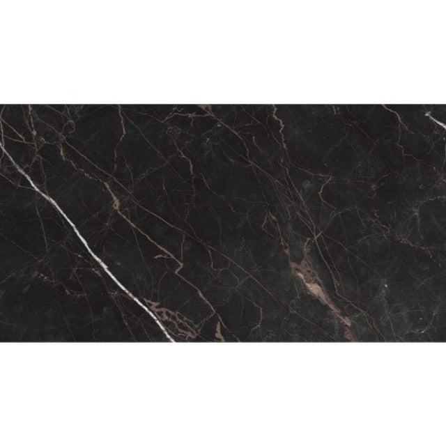 Ames Cava 24 x 48 Nero Polished Wall Tile - Rectified, In Stock at our Edmonton location. Cava is a timeless collection that offers the performance of porcelain tile allied to the classic and elegance beauty of marble design.