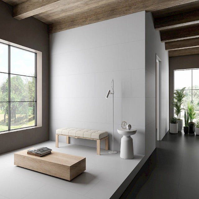 Centura Carpenter Porcelain Matte Floor Tile, available with install, at Alberta Hardwood Flooring.