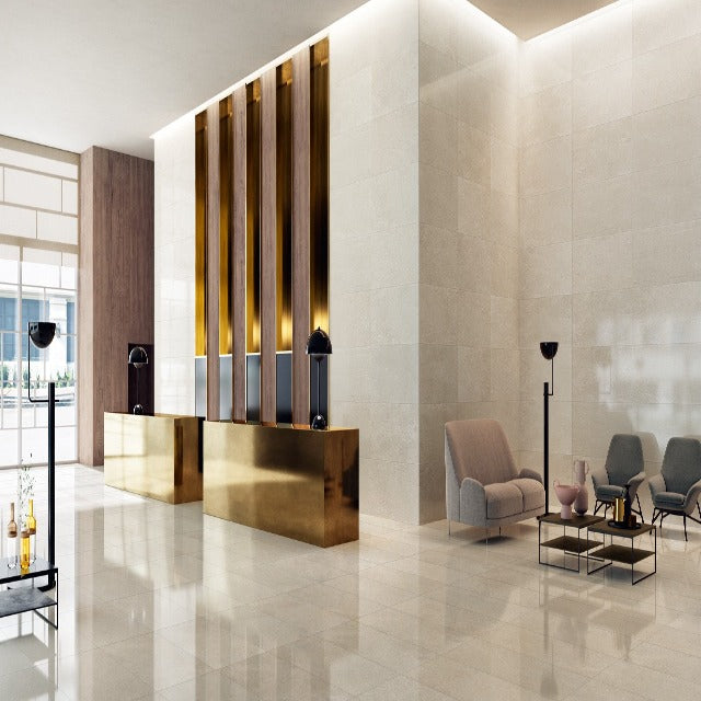 Tierra Sol Feel Natural Porcelain Wall or Floor Tile, available with install at Alberta Hardwood Flooring. 