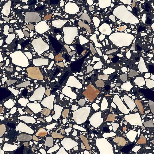 8&quot; X 8&quot; Centura Frammenti Nero Macro