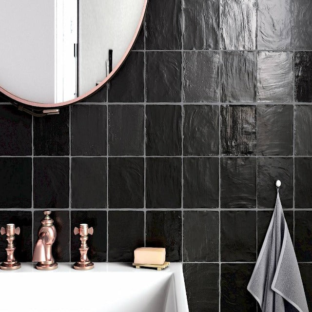 Centura 4&quot; x 4&quot; Mallorca Ceramic Textured Wall Tile, available with install, at Alberta Hardwood Flooring.