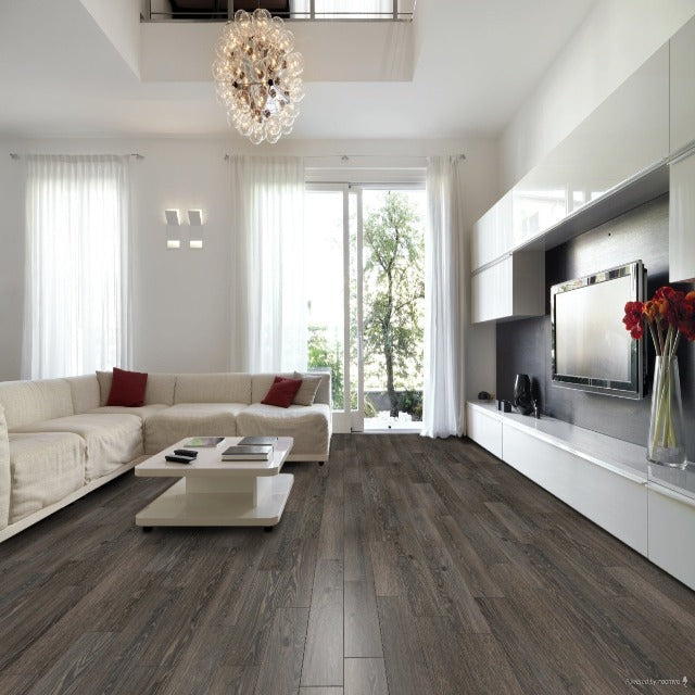 Optimism, from the Ethos Signature Luxury Vinyl ( SPC) collection, available at Alberta Hardwood Flooring.