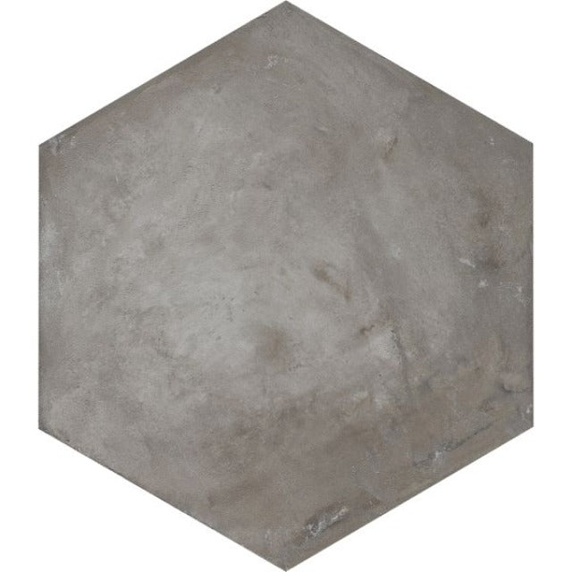 Ames Terra Hexagon Matte Porcelain Wall and Floor Tile, available with install, at Alberta Hardwood Flooring.