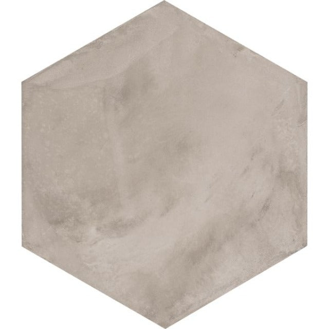 Ames Terra Hexagon Matte Porcelain Wall and Floor Tile, available with install, at Alberta Hardwood Flooring.